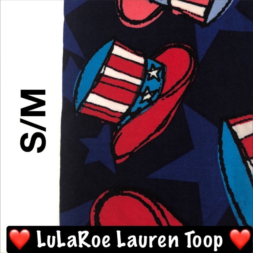 LuLaRoe Americana S/M Leggings brand new